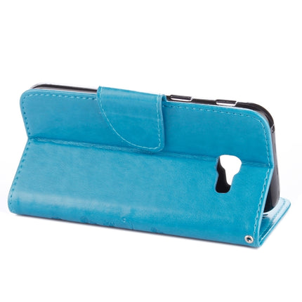 For Galaxy A5 (2017) / A520 Butterflies Love Flowers Embossing Horizontal Flip Leather Case with Holder & Card Slots & Wallet & Lanyard