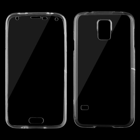 For Galaxy S5 / G900 0.75mm Double-sided Ultra-thin Transparent TPU Protective Case, Galaxy S5 / G900