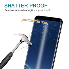 Für Galaxy S8 / G950, 0,3 mm, 9H Oberflächenhärte, 3D-gebogener Siebdruck, Vollbild-Displayschutz aus gehärtetem Glas, für Galaxy S8 / G950