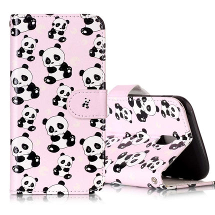 Para Galaxy J5 (2017) (versión UE) Funda de cuero con tapa horizontal con relieve de aceite brillante con soporte, ranuras para tarjetas, billetera y marco para fotos, para Galaxy J5 (2017) (versión UE)