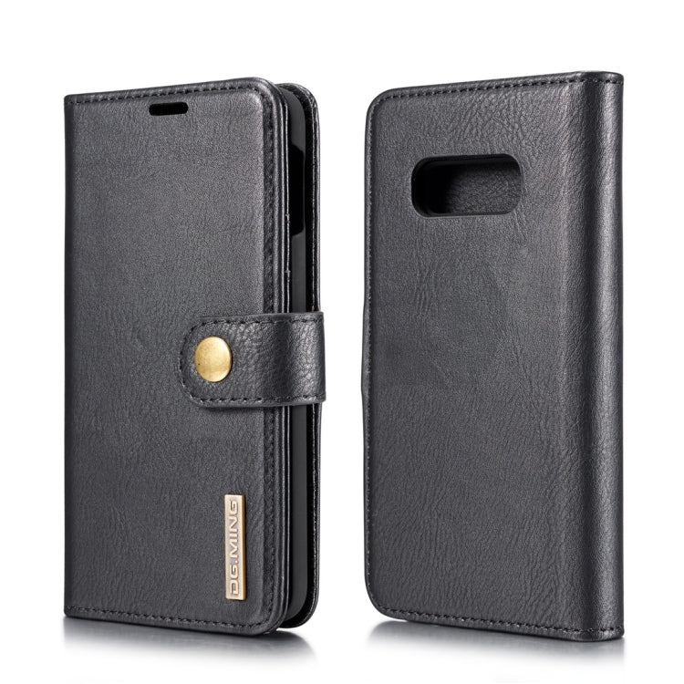 DG.MING Crazy Horse Texture Flip Funda de cuero magnética desmontable para Samsung Galaxy S10 E, con soporte, ranuras para tarjetas y billetera, para Samsung Galaxy S10 E, Galaxy S10 E