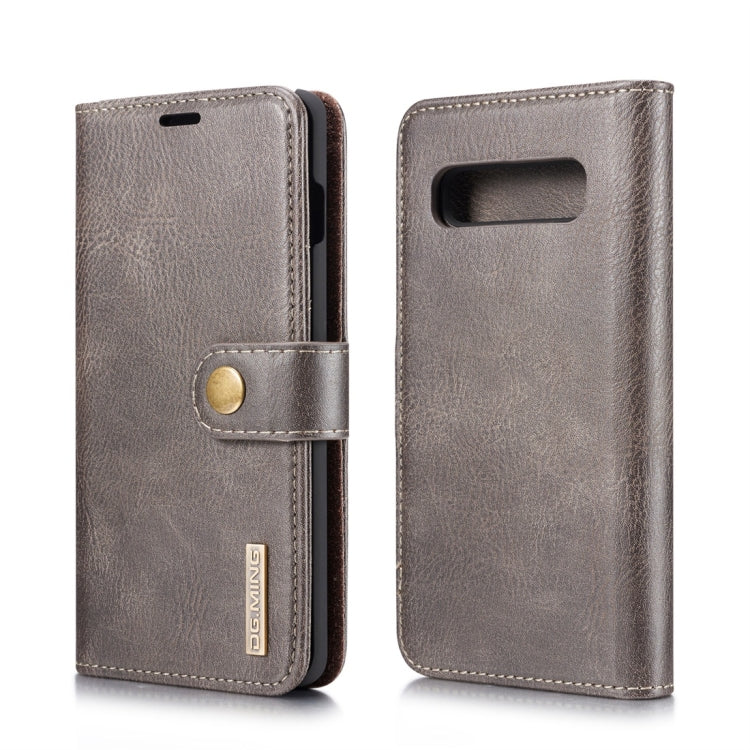 DG.MING Crazy Horse Texture Flip Abnehmbare magnetische Lederhülle für Samsung Galaxy S10 Plus, mit Halterung &amp; Kartenfächern &amp; Geldbörse, für Samsung Galaxy S10 Plus, Galaxy S10 Plus