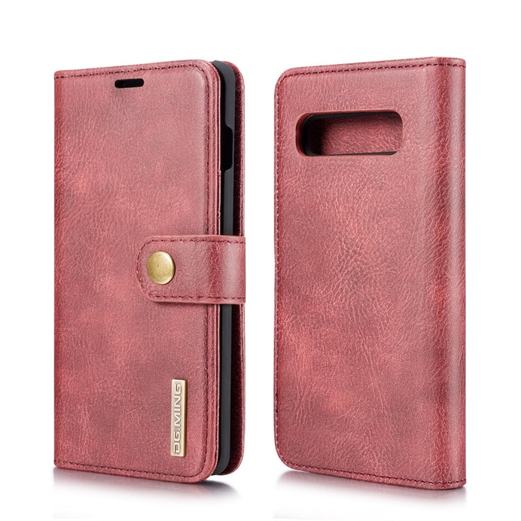 DG.MING Crazy Horse Texture Flip Abnehmbare magnetische Lederhülle für Samsung Galaxy S10 Plus, mit Halterung &amp; Kartenfächern &amp; Geldbörse, für Samsung Galaxy S10 Plus, Galaxy S10 Plus