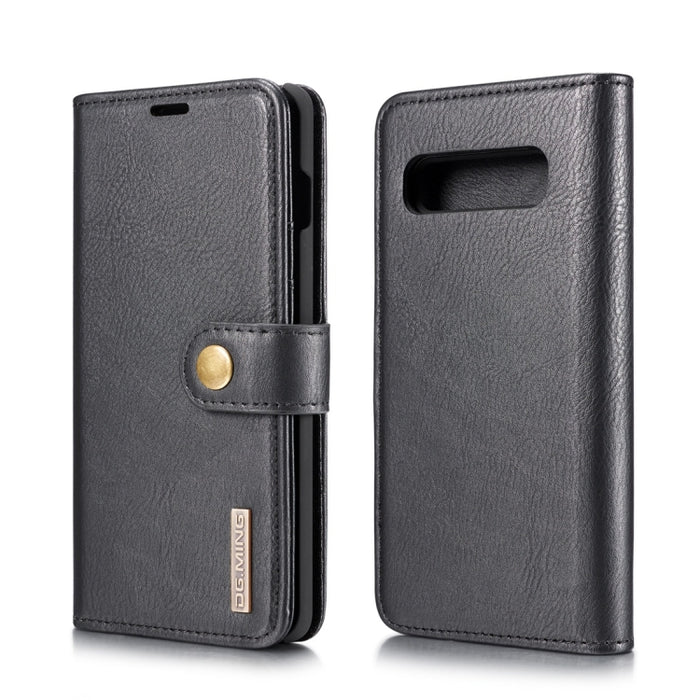 DG.MING Crazy Horse Texture Flip Abnehmbare magnetische Lederhülle für Samsung Galaxy S10, mit Halterung &amp; Kartenfächern &amp; Geldbörse, Galaxy S10, für Samsung Galaxy S10