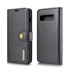 DG.MING Crazy Horse Texture Flip Detachable Magnetic Leather Case for Samsung Galaxy S10, with Holder & Card Slots & Wallet, Galaxy S10, For Samsung Galaxy S10