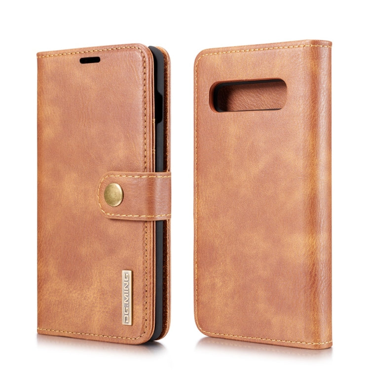 DG.MING Crazy Horse Texture Flip Abnehmbare magnetische Lederhülle für Samsung Galaxy S10, mit Halterung &amp; Kartenfächern &amp; Geldbörse, Galaxy S10, für Samsung Galaxy S10