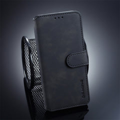 DG.MING Retro Oil Side Horizontal Flip Case for Galaxy S10, with Holder & Card Slots & Wallet, For Galaxy S10, Galaxy S10