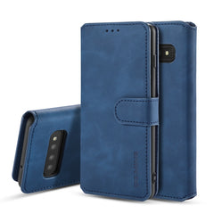 DG.MING Retro Oil Side Horizontal Flip Case for Galaxy S10, with Holder & Card Slots & Wallet, For Galaxy S10, Galaxy S10