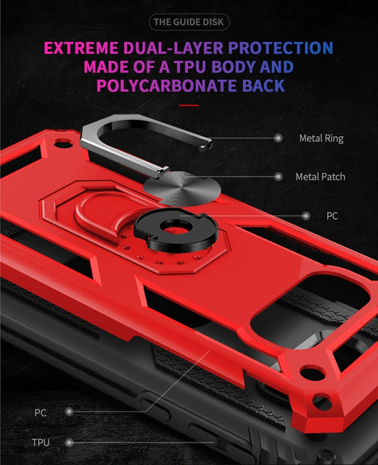 Sergeant Armor Shockproof TPU + PC Protective Case for Galaxy S10e, with 360 Degree Rotation Holder, For Galaxy S10e