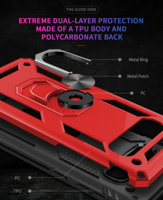 Sergeant Armor Shockproof TPU + PC Protective Case for Galaxy S10, with 360 Degree Rotation Holder, For Galaxy S10