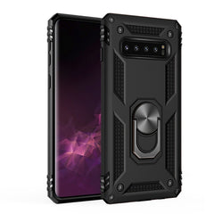 Sergeant Armor Shockproof TPU + PC Protective Case for Galaxy S10 Plus, with 360 Degree Rotation Holder, For Galaxy S10 Plus