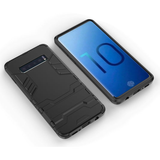 Shockproof PC + TPU Case for Galaxy S10, with Holder, For Samsung Galaxy S10, Galaxy S10