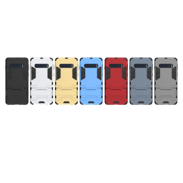 Stoßfeste PC + TPU-Hülle für Galaxy S10, mit Halterung, für Samsung Galaxy S10, Galaxy S10