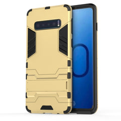 Shockproof PC + TPU Case for Galaxy S10, with Holder, For Samsung Galaxy S10, Galaxy S10