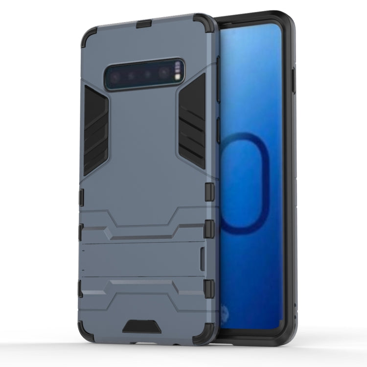 Stoßfeste PC + TPU-Hülle für Galaxy S10, mit Halterung, für Samsung Galaxy S10, Galaxy S10