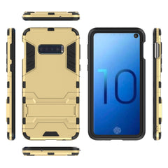 Shockproof PC + TPU Case for Galaxy S10e, with Holder, Galaxy S10e, For Samsung Galaxy S10e, For Samsung S10e