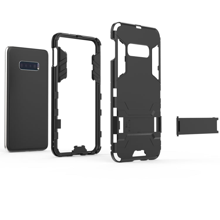 Stoßfeste PC + TPU-Hülle für Galaxy S10e, mit Halterung, für Samsung Galaxy S10e, Galaxy S10e, für Samsung S10e