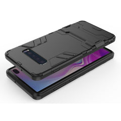 Stoßfeste PC + TPU-Hülle für Galaxy S10+, mit Halterung, für Samsung Galaxy S10+, Galaxy S10+, Galaxy S10 Pro