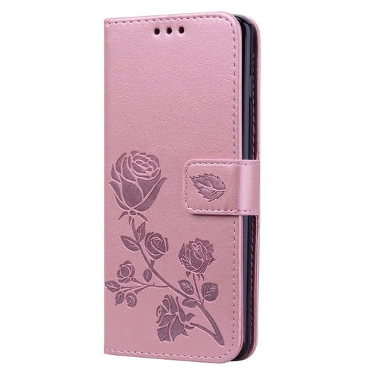 Rose Embossed Horizontal Flip PU Leather Case for Galaxy S10 Plus, with Holder & Card Slots & Wallet, For Samsung Galaxy S10 Plus