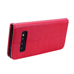Horizontale Klapphülle aus PU-Leder mit Rosenprägung für das Galaxy S10 Plus, mit Halter &amp; Kartenfächern &amp; Geldbörse, für Samsung Galaxy S10 Plus