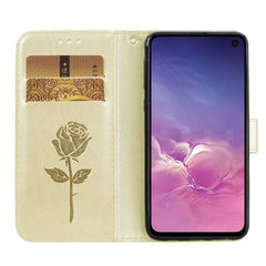 Rose Embossed Horizontal Flip PU Leather Case for Galaxy S10e, with Holder & Card Slots & Wallet, For Samsung Galaxy S10e, Galaxy S10e