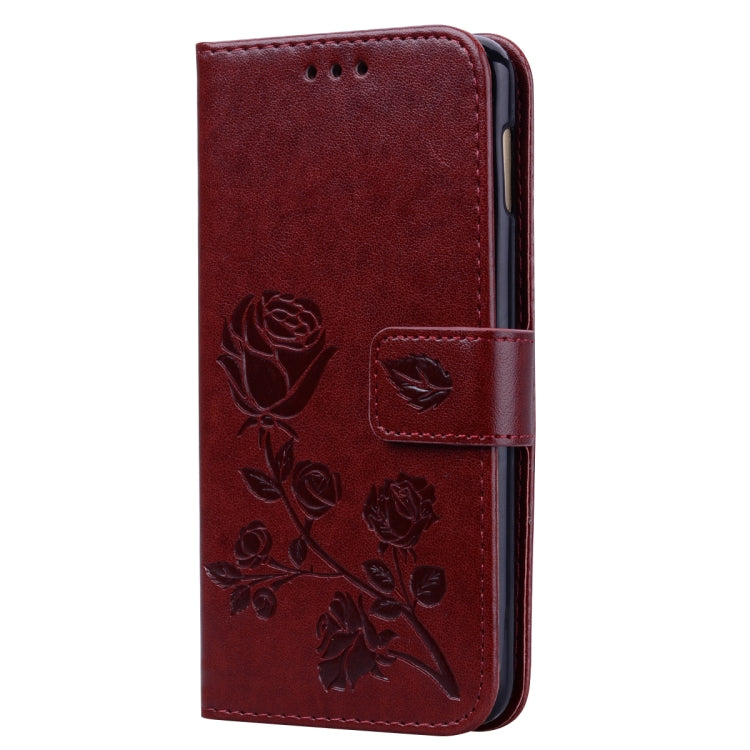 Horizontale Klapphülle aus PU-Leder mit Rosenprägung für Galaxy S10e, mit Halter &amp; Kartenfächern &amp; Geldbörse, für Samsung Galaxy S10e, Galaxy S10e