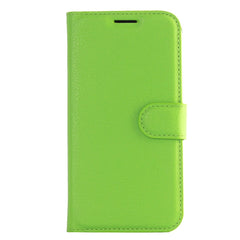 Funda de cuero con tapa horizontal con textura de lichi para Galaxy S7/G930, con soporte, ranuras para tarjetas y billetera, para Galaxy S7