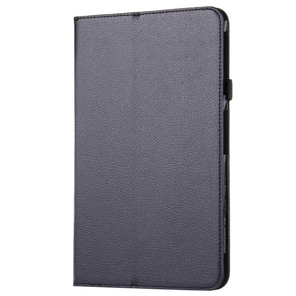 For Galaxy Tab A 10.1 / T580 Litchi Texture Magnetic Horizontal Flip Leather Case with Holder & Sleep / Wake-up Function