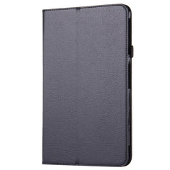 For Galaxy Tab A 10.1 / T580 Litchi Texture Magnetic Horizontal Flip Leather Case with Holder & Sleep / Wake-up Function