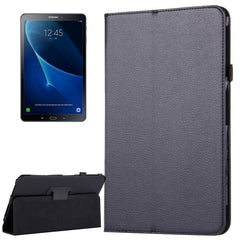 For Galaxy Tab A 10.1 / T580 Litchi Texture Magnetic Horizontal Flip Leather Case with Holder & Sleep / Wake-up Function