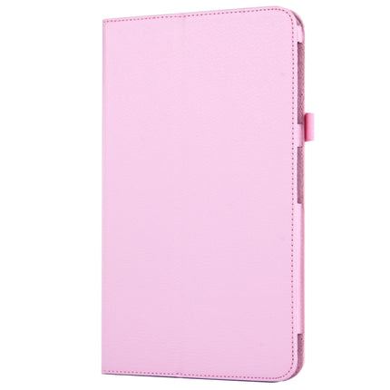 For Galaxy Tab A 10.1 / T580 Litchi Texture Magnetic Horizontal Flip Leather Case with Holder & Sleep / Wake-up Function, Galaxy Tab A 10.1 (2016)
