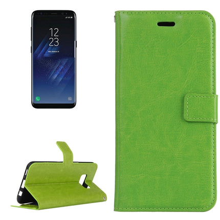 Für Galaxy S8 Retro Crazy Horse Texture Horizontal Flip Ledertasche mit Halter &amp; Kartenfächern &amp; Geldbörse &amp; Bilderrahmen, Für Samsung Galaxy S8, Für Galaxy S8, Galaxy S8