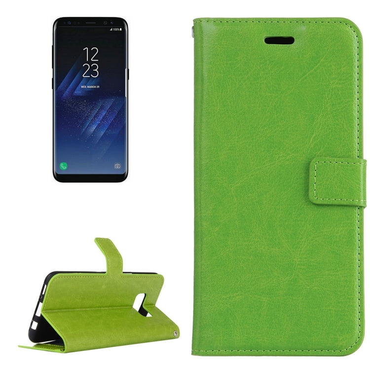 Für Galaxy S8 Retro Crazy Horse Texture Horizontal Flip Ledertasche mit Halter &amp; Kartenfächern &amp; Geldbörse &amp; Bilderrahmen, Für Samsung Galaxy S8, Für Galaxy S8, Galaxy S8
