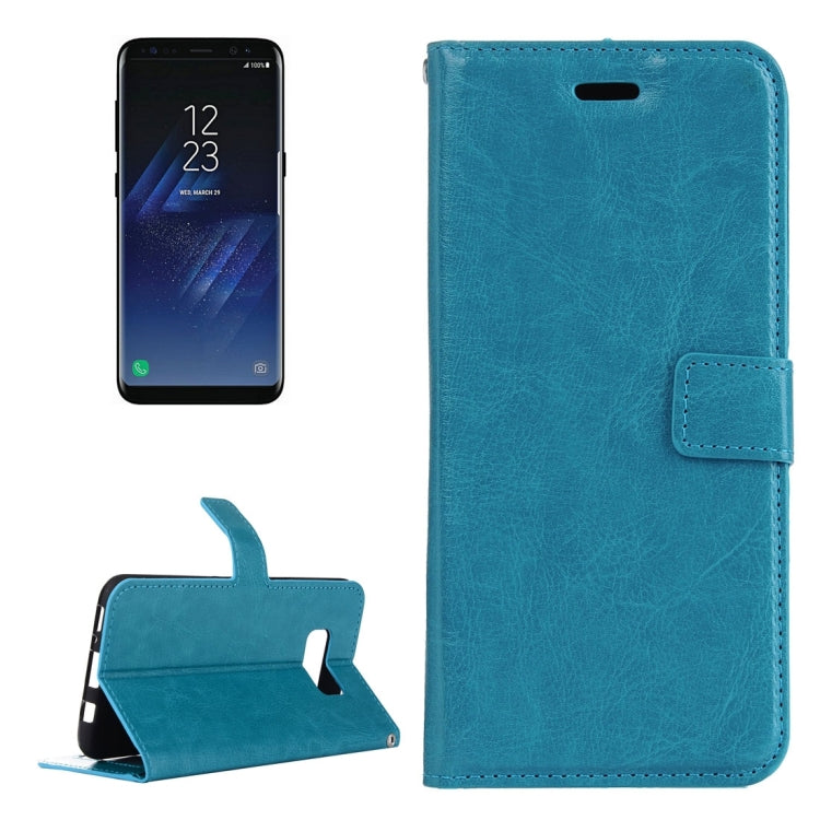 Für Galaxy S8 Retro Crazy Horse Texture Horizontal Flip Ledertasche mit Halter &amp; Kartenfächern &amp; Geldbörse &amp; Bilderrahmen, Für Samsung Galaxy S8, Für Galaxy S8, Galaxy S8