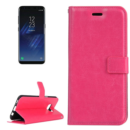 Für Galaxy S8 Retro Crazy Horse Texture Horizontal Flip Ledertasche mit Halter &amp; Kartenfächern &amp; Geldbörse &amp; Bilderrahmen, Für Samsung Galaxy S8, Für Galaxy S8, Galaxy S8