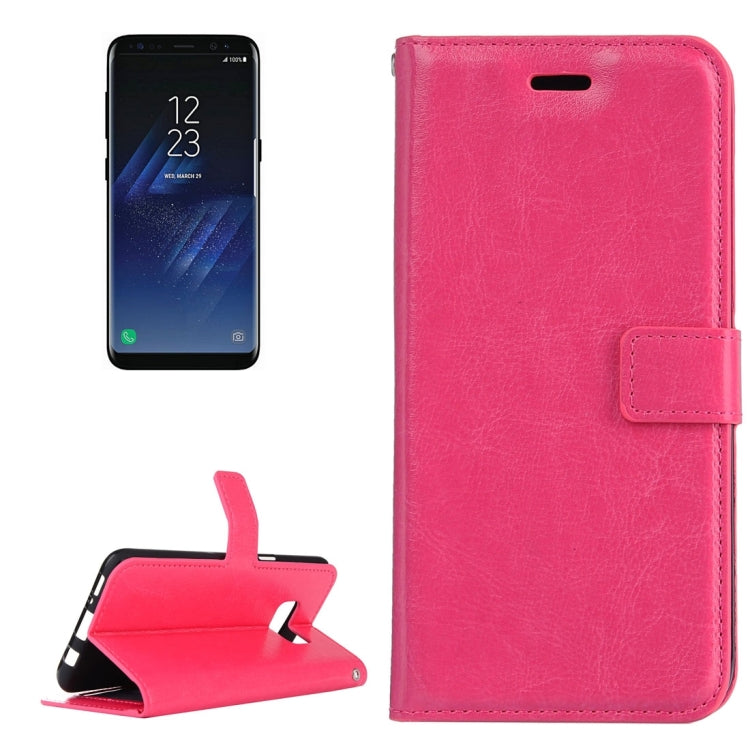 Für Galaxy S8 Retro Crazy Horse Texture Horizontal Flip Ledertasche mit Halter &amp; Kartenfächern &amp; Geldbörse &amp; Bilderrahmen, Für Samsung Galaxy S8, Für Galaxy S8, Galaxy S8