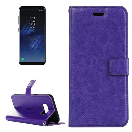 Für Galaxy S8 Retro Crazy Horse Texture Horizontal Flip Ledertasche mit Halter &amp; Kartenfächern &amp; Geldbörse &amp; Bilderrahmen, Für Samsung Galaxy S8, Für Galaxy S8, Galaxy S8