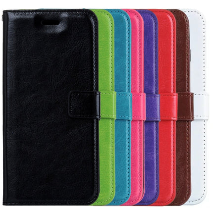 Para Galaxy S8 Retro Crazy Horse Texture Funda de cuero con tapa horizontal con soporte, ranuras para tarjetas, billetera y marco para fotos, para Samsung Galaxy S8, para Galaxy S8, Galaxy S8