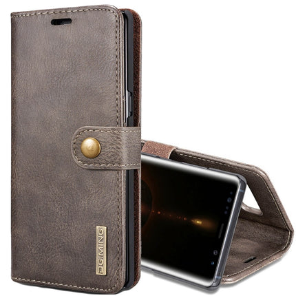 DG.MING for Galaxy Note 8 Crazy Horse Texture Horizontal Flip Detachable Magnetic Protective Case with Holder & Card Slots & Wallet, Galaxy Note 8