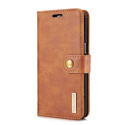 DG.MING para Galaxy S8 Crazy Horse Texture Funda protectora magnética desmontable con tapa horizontal, ranuras para tarjetas y billetera, Galaxy S8