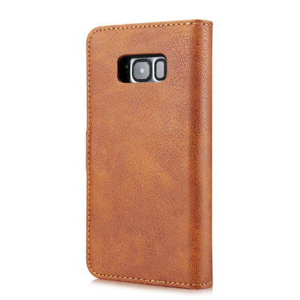 DG.MING para Galaxy S8 Crazy Horse Texture Funda protectora magnética desmontable con tapa horizontal, ranuras para tarjetas y billetera, Galaxy S8