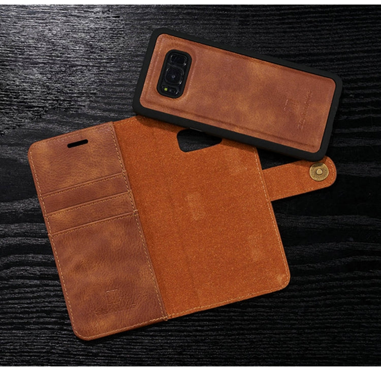 DG.MING for Galaxy S8+ / G955 Crazy Horse Texture Horizontal Flip Detachable Magnetic Protective Case with Holder & Card Slots & Wallet, Galaxy S8+