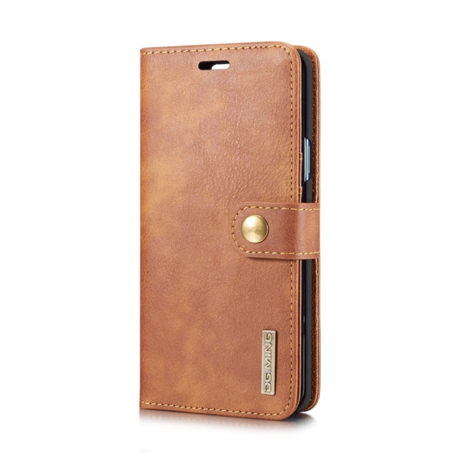 DG.MING for Galaxy S9+ Crazy Horse Texture Horizontal Flip Detachable Magnetic Protective Case with Holder & Card Slots & Wallet, Galaxy S9+