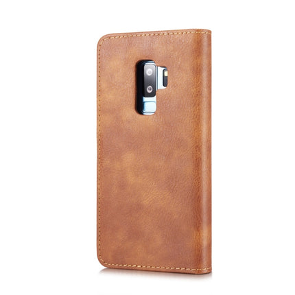 DG.MING for Galaxy S9+ Crazy Horse Texture Horizontal Flip Detachable Magnetic Protective Case with Holder & Card Slots & Wallet, Galaxy S9+