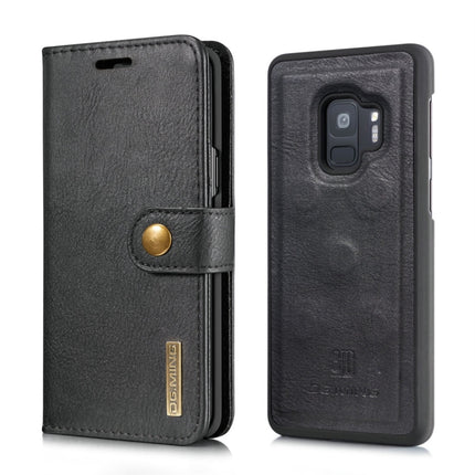 DG.MING für Galaxy S9 Crazy Horse Texture Horizontal Flip Abnehmbare magnetische Schutzhülle mit Halterung &amp; Kartenfächern &amp; Geldbörse, Galaxy S9