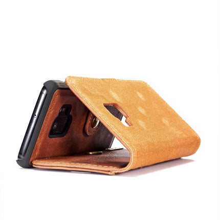 DG.MING for Galaxy S9 Crazy Horse Texture Horizontal Flip Detachable Magnetic Protective Case with Holder & Card Slots & Wallet, Galaxy S9