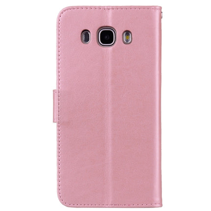 For Galaxy J5 (2016) / J510 Roses Pressed Flowers Pattern Flip Leather Case with Holder & Card Slots & Wallet, For Samsung Galaxy J5 (2016) / J510