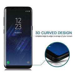 For Galaxy S8+ / G9550 0.3mm 9H Surface Hardness 3D Curved Privacy Anti-glare Full Screen Tempered Glass Screen Protector, For Samsung Galaxy S8+