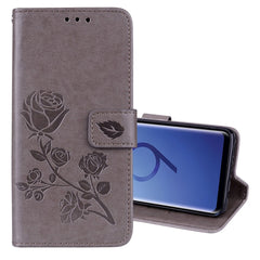 For Galaxy S9 Rose Embossed Horizontal Flip Environmental PU Leather Case with Holder & Card Slots & Wallet, For Samsung Galaxy S9, For Galaxy S9