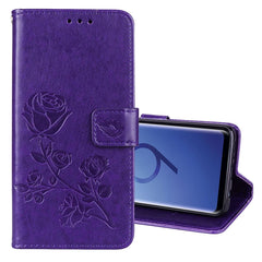 For Galaxy S9 Rose Embossed Horizontal Flip Environmental PU Leather Case with Holder & Card Slots & Wallet, For Samsung Galaxy S9, For Galaxy S9